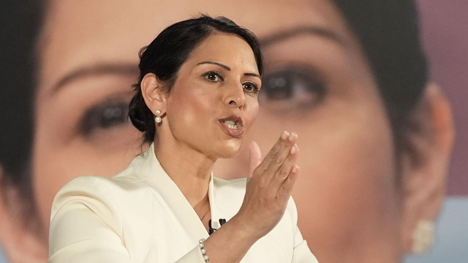 Priti Patel was knocked out in the first round of voting among Tory MPs