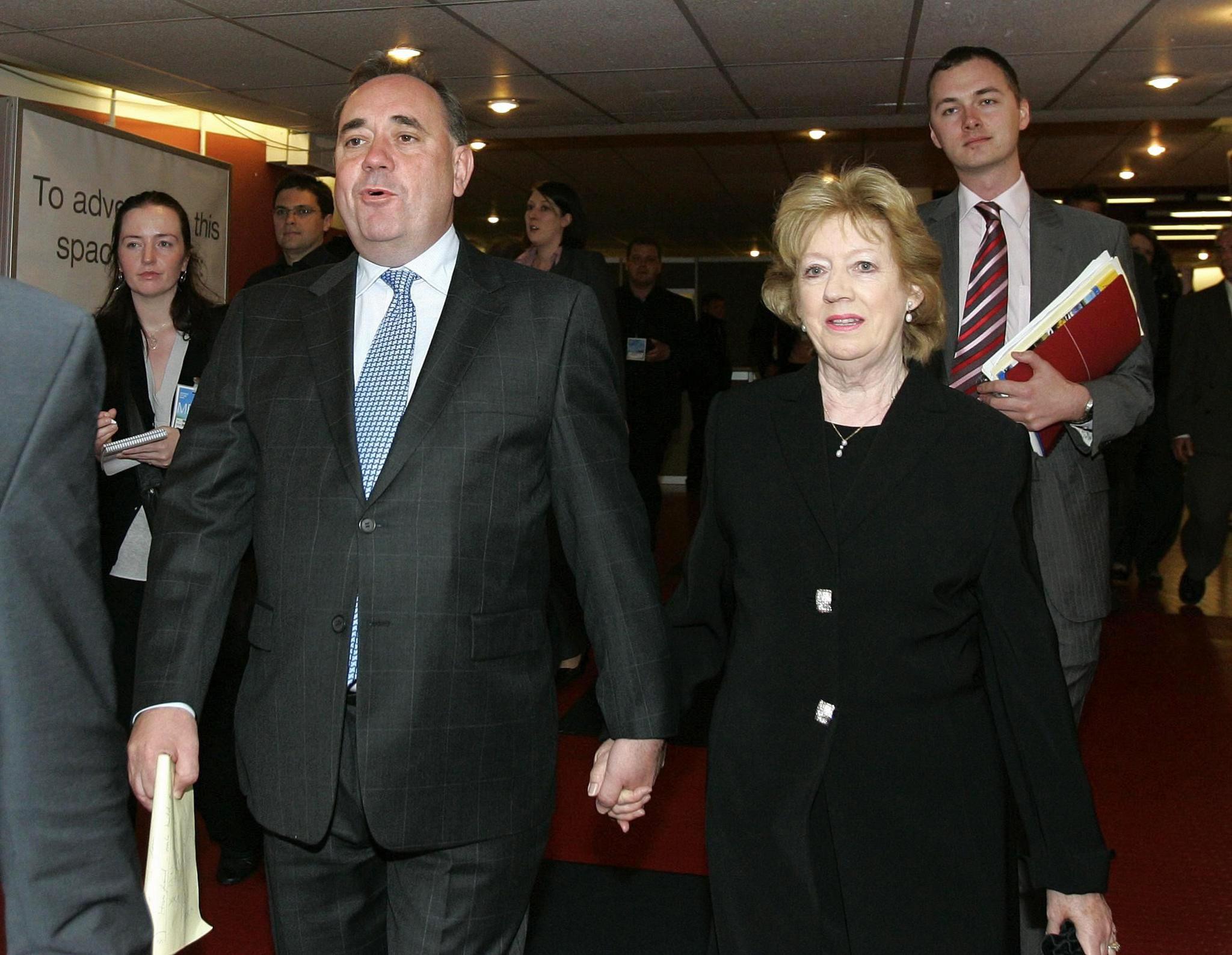 Alex and Moira Salmond