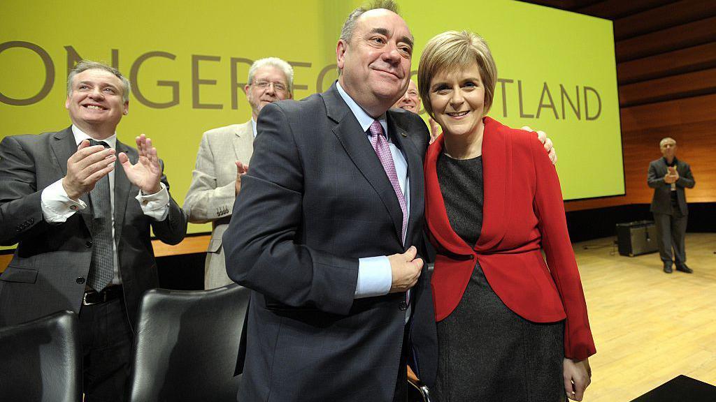 Alex Salmond and Nicola Sturgeon