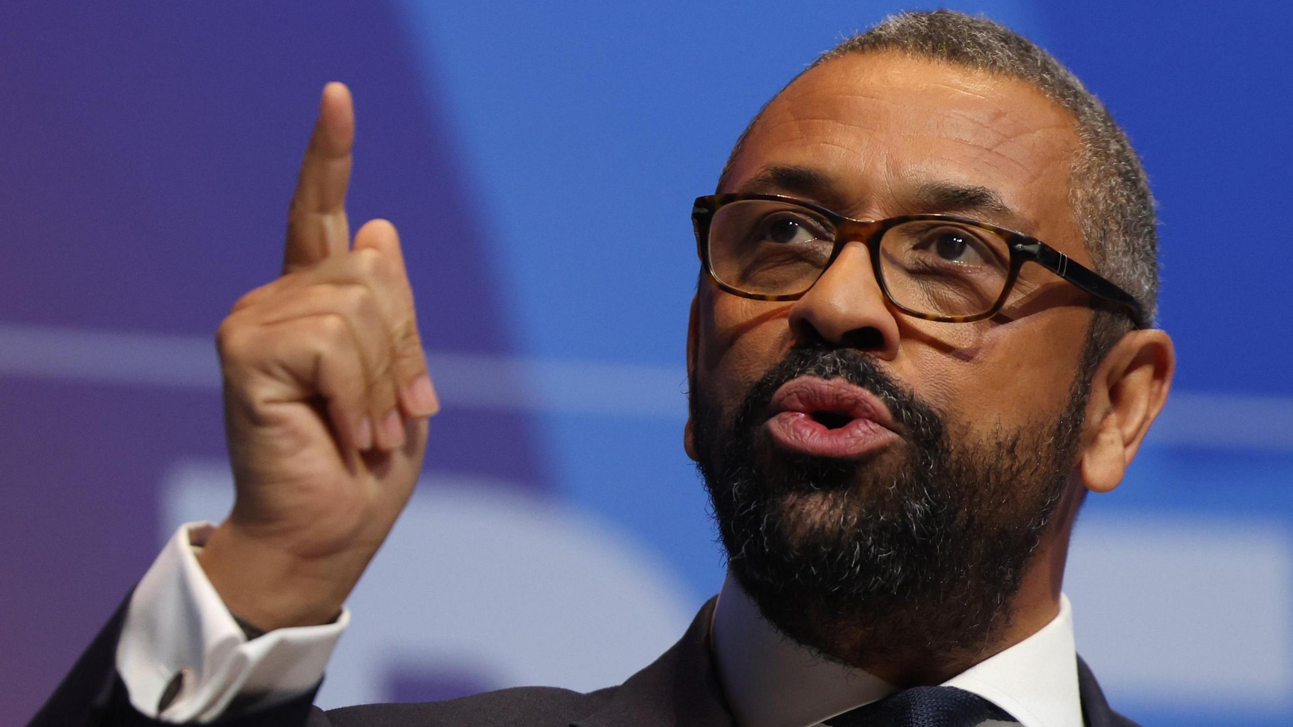 James Cleverly at Conservative party conference