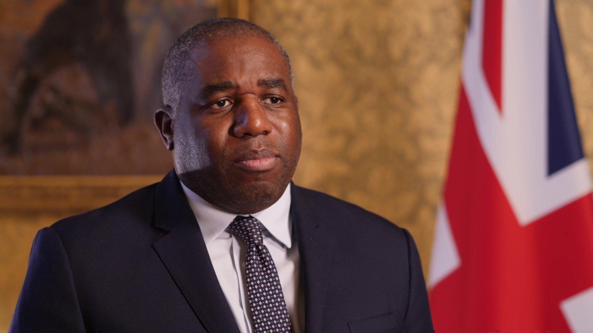 Foreign Secretary David Lammy