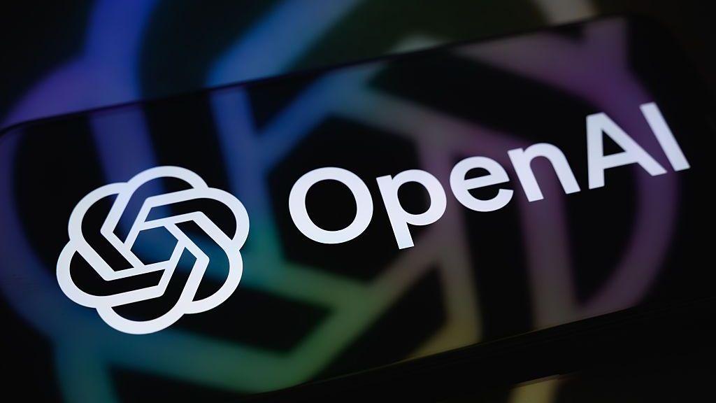 OpenAI logo displayed on a smartphone
